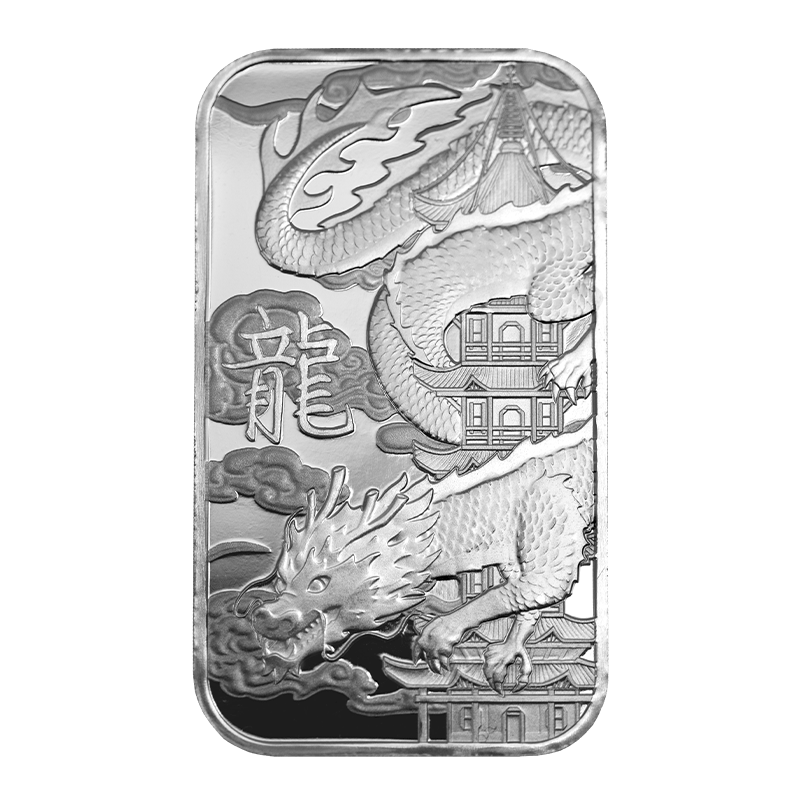 Image pour Lingot d’argent Dragon TD de 1 oz à partir de Métaux précieux TD